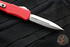 Microtech Hera II OTF Knife- MINI- Double Edge- Red Handle- Stonewash Blade 1702M-10 RD