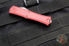 Microtech Hera II OTF Knife- MINI- Double Edge- Red Handle- Stonewash Blade 1702M-10 RD