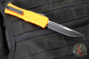 Microtech Hera II OTF Knife- MINI- Single Edge- Orange Handle- Black Blade 1703M-1 OR