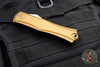 Microtech Hera II XL OTF Knife- Recurve Edge- Tan Handle- Stonewash Blade 1705-10 TA