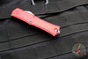 Microtech Hera II OTF Knife- MINI- Recurve Edge- Red Handle- Stonewash Blade 1705M-10 RD