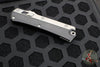 Microtech Glycon OTF Knife- Bayonet Edge- Black Handle With Bead Blast Titanium Accents and Hardware- Apocalyptic Full Serrated Blade 184-12 AP
