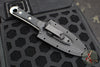 Microtech Borka SBD Fixed Blade- Double Edge- Black Handle- Apocalyptic Fixed Blade 201-10 AP