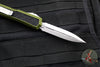 Microtech Makora- Double Edge- OD Green With Stonewash Part Serrated Edge 206-11 ODS