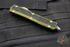 Microtech Makora- Double Edge- OD Green With Stonewash Part Serrated Edge 206-11 ODS