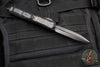 Microtech Makora- Shadow Edition- Double Edge- Black Handle- Black Metal Bubble Inlay- Black DLC HW 206-1 DLCTBISH