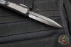 Microtech Makora- Shadow Edition- Double Edge- Black Handle- Black Metal Bubble Inlay- Black DLC HW 206-1 DLCTBISH
