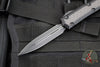 Microtech Makora- Double Edge- Tactical- Black Handle With Carbon Fiber Inlay- Black Plain Edge 206-1 TCFIS