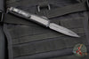 Microtech Makora- Double Edge- Tactical- Black Handle With Carbon Fiber Inlay- Black Plain Edge 206-1 TCFIS