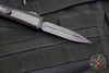 Microtech Makora- Double Edge- Tactical- Black Handle With Carbon Fiber Inlay- Black Plain Edge 206-1 TCFIS