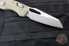 Microtech Knives- M.S.I. Ram-Lok Folder- Fluted OD Green G-10 Handle- Apocalyptic Plain Edge Blade 210-10 APFLGTOD