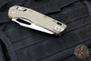 Microtech Knives- M.S.I. Ram-Lok Folder- Fluted OD Green G-10 Handle- Apocalyptic Plain Edge Blade 210-10 APFLGTOD