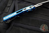 Microtech Knives- M.S.I. Ram-Lok Folder- Fluted Blue Aluminum Handle- Stonewash Plain Edge Blade 210-10 FLBL