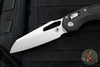 Microtech Knives- M.S.I. Ram-Lok Folder- Frag Pattern Black G-10 Handle- Stonewash Plain Edge Blade 210-10 FRGTBK