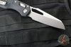 Microtech Knives- M.S.I. Ram-Lok Folder- Frag Pattern Black G-10 Handle- Stonewash Plain Edge Blade 210-10 FRGTBK