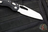 Microtech Knives- M.S.I. Ram-Lok Folder- Black Tri-Grip Injection Molded Handle- Stonewash Plain Edge Blade 210T-10 PMBK