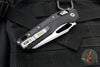 Microtech Knives- M.S.I. Ram-Lok Folder- Black Tri-Grip Injection Molded Handle- Apocalyptic Part Serrated Edge Blade 210T-11 APPMBK