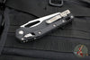Microtech Knives- M.S.I. Ram-Lok Folder- Black Tri-Grip Injection Molded Handle- Stonewash Part Serrated Edge Blade 210T-11 PMBK