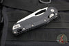 Microtech Knives- M.S.I. Ram-Lok Folder- Black Tri-Grip Injection Molded Handle- Stonewash Part Serrated Edge Blade 210T-11 PMBK