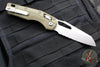 Microtech Knives- M.S.I. Ram-Lok Folder- OD Green Tri-Grip Polymer Handle- Stonewash Part Serrated Edge Blade 210T-11 PMOD