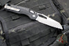 Microtech Knives- M.S.I. Ram-Lok Folder- Black Tri-Grip Injection Molded Handle- Apocalyptic Full Serrated Edge Blade 210T-12 APPMBK