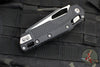 Microtech Knives- M.S.I. Ram-Lok Folder- Black Tri-Grip Injection Molded Handle- Black Plain Edge Blade- Bead Blast Hardware 210T-1 PMBK