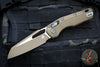 Microtech Knives- M.S.I. Ram-Lok Folder- Dark Earth Tri-Grip Injection Molded Handle- Cerakoted Dark Earth Plain Edge Blade- Bead Blast Hardware 210T-1 PMCDE