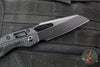 Microtech Knives- M.S.I. Ram-Lok Folder- Tactical- Black Tri-Grip Injection Molded Handle- Black Plain Edge Blade- Black Hardware 210T-1 TPM