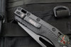 Microtech Knives- M.S.I. Ram-Lok Folder- Tactical- Black Tri-Grip Injection Molded Handle- Black Plain Edge Blade- Black Hardware 210T-1 TPM