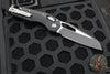 Microtech Knives- M.S.I. Ram-Lok Folder- Black Tri-Grip Injection Molded Handle- Black Part Serrated Edge Blade- Bead Blast Hardware 210T-2 PMBK