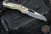 Microtech Knives- M.S.I. Ram-Lok Folder- OD Green Tri-Grip Injection Molded Handle- Black Part Serrated Edge Blade- Bead Blast Hardware 210T-2 PMOD