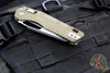 Microtech Knives- M.S.I. Ram-Lok Folder- OD Green Tri-Grip Injection Molded Handle- Black Part Serrated Edge Blade- Bead Blast Hardware 210T-2 PMOD