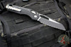 Microtech Knives- M.S.I. Ram-Lok Folder- Black Tri-Grip Injection Molded Handle- Black Full Serrated Edge Blade- Bead Blast Hardware 210T-3 PMBK
