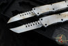 Microtech Combat Troodon OTF Knife Set- Hellhound And Warhound Edge- Sand Trooper SET- Sand Trooper Finished Handle- Sand Trooper Finished Blade 219-1 SETSADS