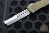 Microtech Combat Hellhound Razor OTF Knife- Apocalytptic Earth Frag Handle- Apocalyptic Plain Edge Blade 219R-10 APFRAES