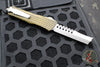 Microtech Combat Hellhound Razor OTF Knife- Apocalytptic Earth Frag Handle- Apocalyptic Plain Edge Blade 219R-10 APFRAES