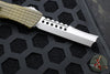 Microtech Combat Hellhound Razor OTF Knife- Apocalytptic Earth Frag Handle- Apocalyptic Plain Edge Blade 219R-10 APFRAES