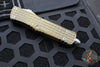 Microtech Combat Hellhound Razor OTF Knife- Apocalytptic Earth Frag Handle- Apocalyptic Plain Edge Blade 219R-10 APFRAES