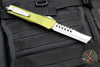 Microtech Combat Hellhound Razor OTF Knife- OD Green Handle- Apocalyptic Plain Edge Blade 219R-10 APODS