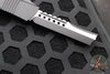 Microtech Combat Hellhound Razor OTF Knife- Tactical- Black Handle- Black Plain Edge Blade 219R-1 TS