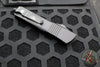 Microtech Combat Hellhound Razor OTF Knife- Tactical- Black Handle- Black Plain Edge Blade 219R-1 TS