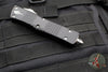 Microtech Combat Warhound OTF Knife- Black Handle- Stonewash Plain Edge Blade 219W-10 S