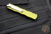 Microtech Dirac- Double Edge- OD Green Handle- Apocalyptic Blade HW 225-10 APOD