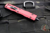 Microtech Dirac OTF Knife- Double Edge- Merlot Red Handle- Black Blade HW 225-1 MR