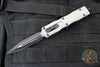 Microtech Dirac OTF Knife- Double Edge- Titanium Grey Handle- Black Blade and HW 225-1 TG