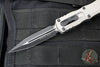 Microtech Dirac OTF Knife- Double Edge- Titanium Grey Handle- Black Blade and HW 225-1 TG