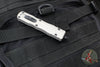 Microtech Dirac OTF Knife- Double Edge- Titanium Grey Handle- Black Blade and HW 225-1 TG