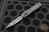 Microtech Dirac OTF Knife- Double Edge- Tactical- Black Part Serrated Blade 225-2 T