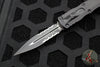 Microtech Dirac OTF Knife- Double Edge- Tactical- Black Part Serrated Blade 225-2 T
