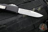 Microtech UTX-85 OTFKnife- Single Edge- Black Handle- Stonewash Part Serrated Blade 231-11